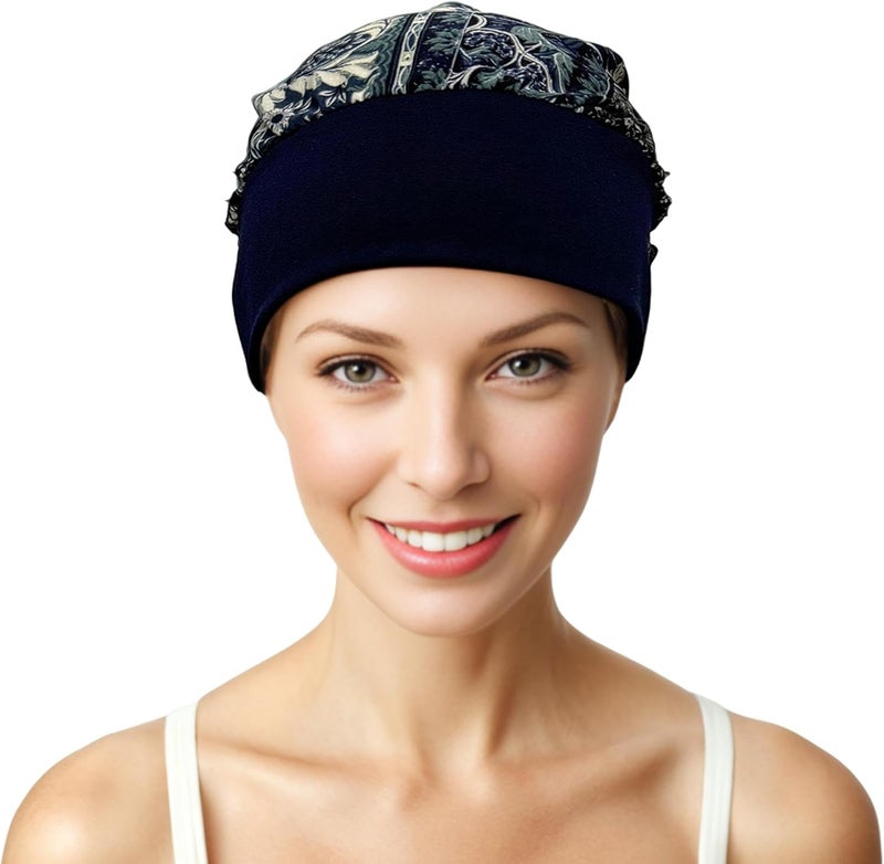 Belleshow Chemo Headwear Turbans for Women, Cancer Head Scarf, Headwear Coverings Caps, Head Wraps for Cancer Patients - Image 4